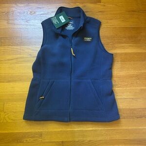 Women’s L.L. Bean Dark Blue Mountain Classic Fleece Vest